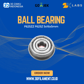 ZKLabs F625ZZ F625Z 5x16x5mm Flange Ball Bearing